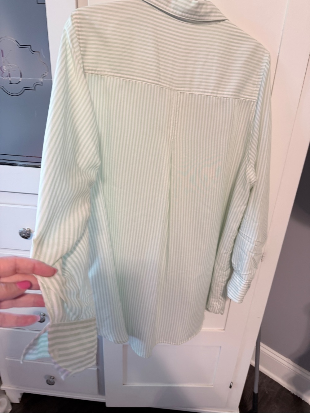 Velvet Heart Mint and White Striped Top - Picture 13 of 14